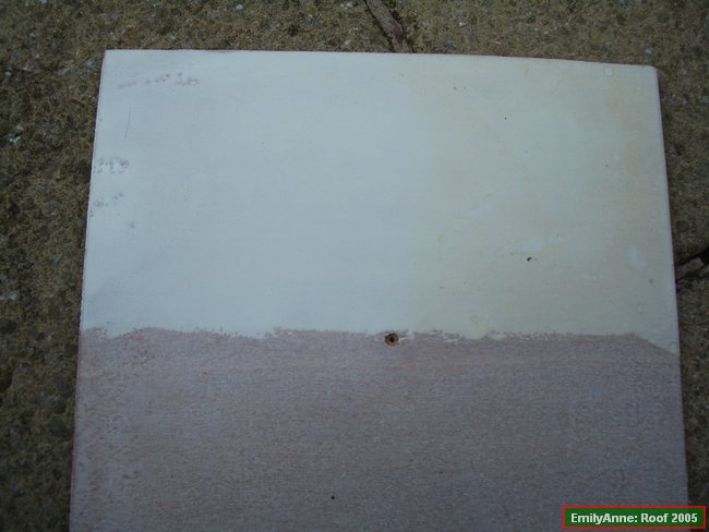 y45-you can see the exodate on the right of the test peice, and i left long with yellows more, hence removing it (left side).JPG