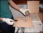 z06-TEST2, wet method grp sheath,pouring o the intial epoxy.JPG